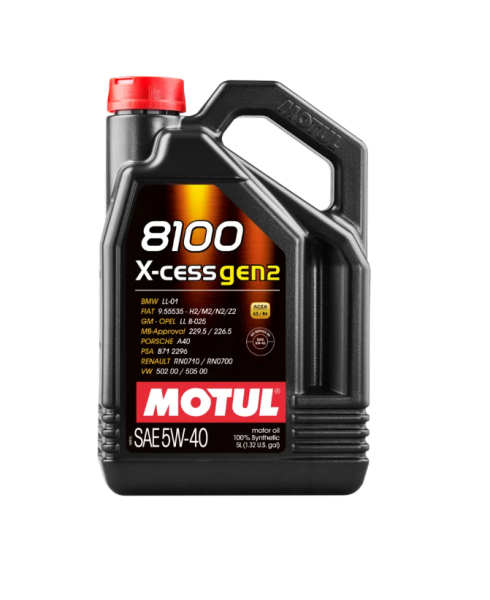 MOTUL 8100 X-CESS GEN2 5W40 5 LT