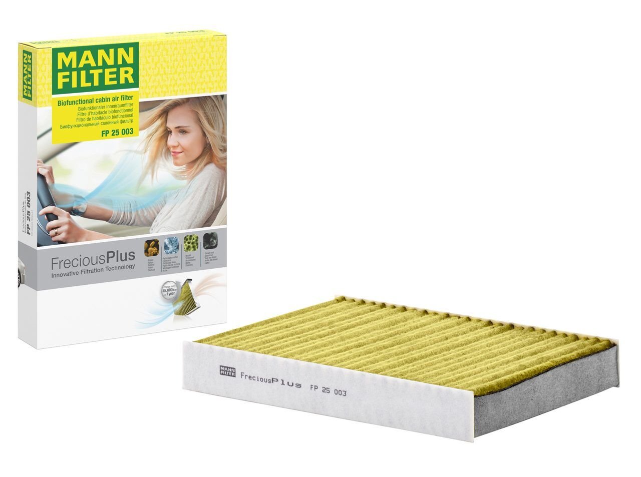 POLEN FİLTRESİ ANTİBAKTERİYEL 272774812R - MANN FP25003