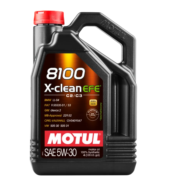 MOTOR YAĞI 8100 X-CLEAN EFE 5W30 4 LİTRE - MOTUL 109171