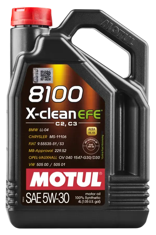 MOTOR YAĞI 8100 X-CLEAN EFE 5W30 4 LİTRE - MOTUL 109171