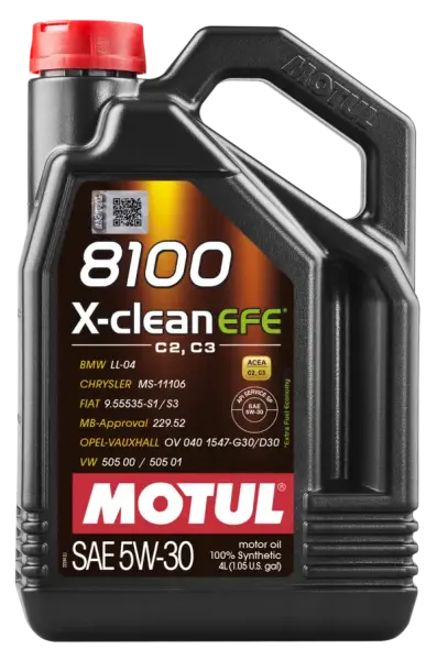 MOTOR YAĞI 8100 X-CLEAN EFE 5W30 4 LİTRE - MOTUL 109171