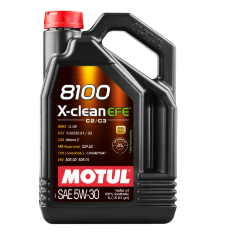 MOTOR YAĞI 8100 X-CLEAN EFE 5W30 5 LT. - MOTUL 109471