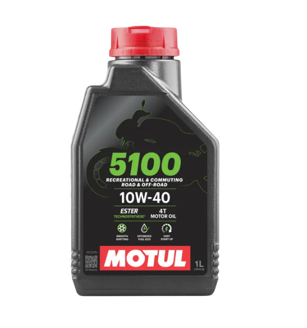 MOTOR YAĞI 5100 10W40 4T 1 LİTRE - MOTUL 104066