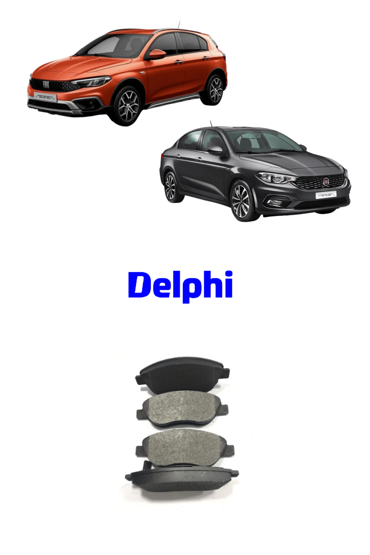 FIAT EGEA ÖN FREN BALATASI 77367923 - DELPHI LP3360