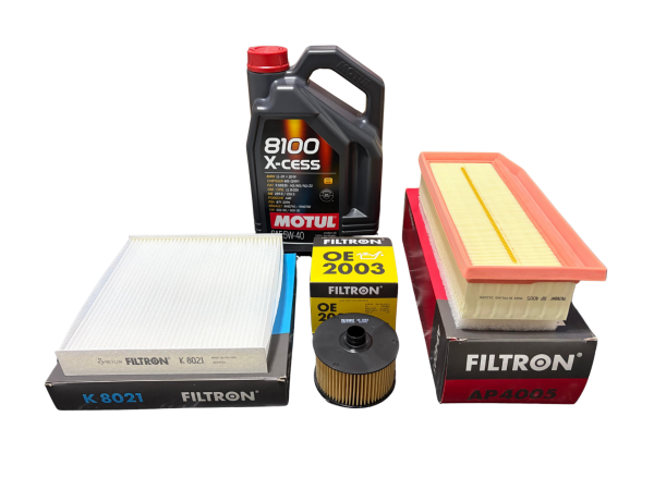 RENAULT CLIO 4 0.9 TCE BENZİNLİ BAKIM SETİ - MOTUL & FILTRON