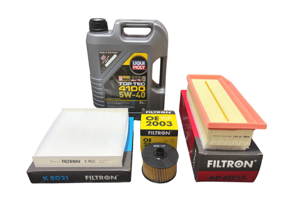 RENAULT CLIO 4 1.2 TCE BENZİNLİ BAKIM SETİ - LIQUI MOLY & FILTRON