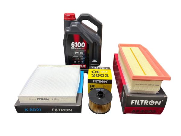 RENAULT CLIO 4 1.2 TCE BENZİNLİ BAKIM SETİ - MOTUL & FILTRON
