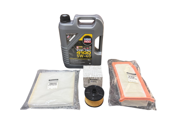 RENAULT CLIO 4 1.2 TCE BENZİNLİ BAKIM SETİ - LIQUI MOLY & RENAULT MAIS