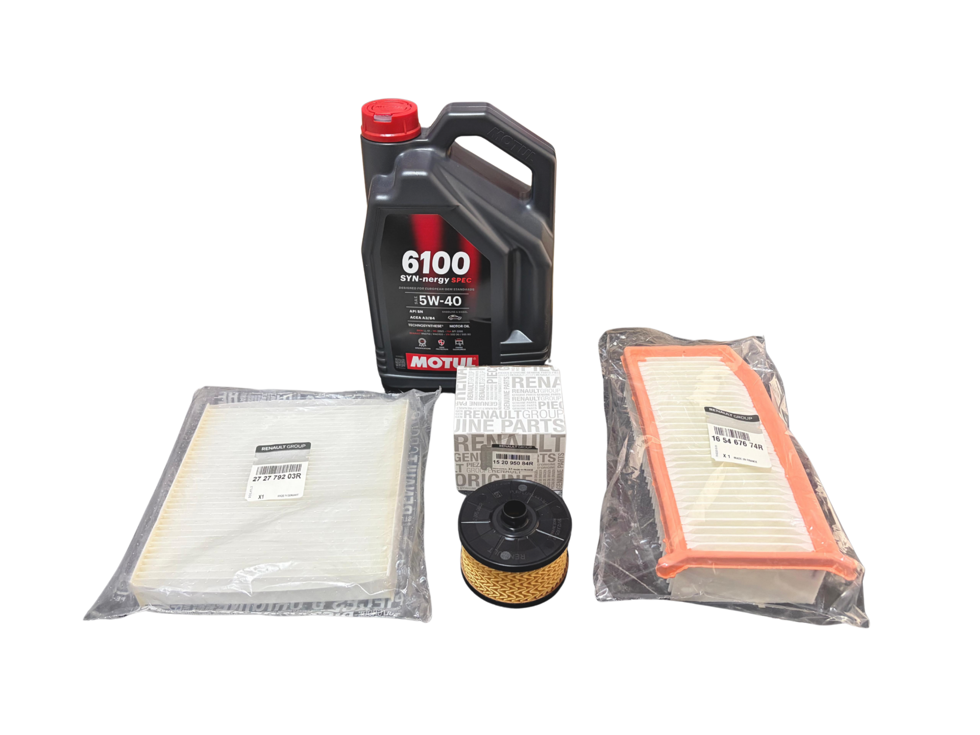 RENAULT CLIO 4 1.2 TCE BENZİNLİ BAKIM SETİ - MOTUL & ELF