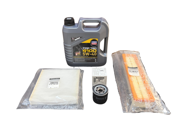 RENAULT CLIO 4 1.2 16V BENZİNLİ BAKIM SETİ - LIQUI MOLY & RENAULT MAIS