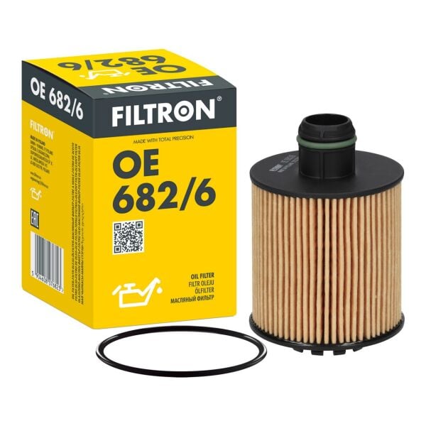 YAĞ FİLTRESİ 1.3 DİZEL EURO 6 (BORULU) 6000626025  - FILTRON OE682/6