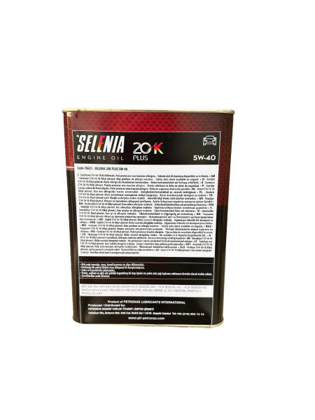 SELENİA 5W40 Motor Yağı 3,2 LT