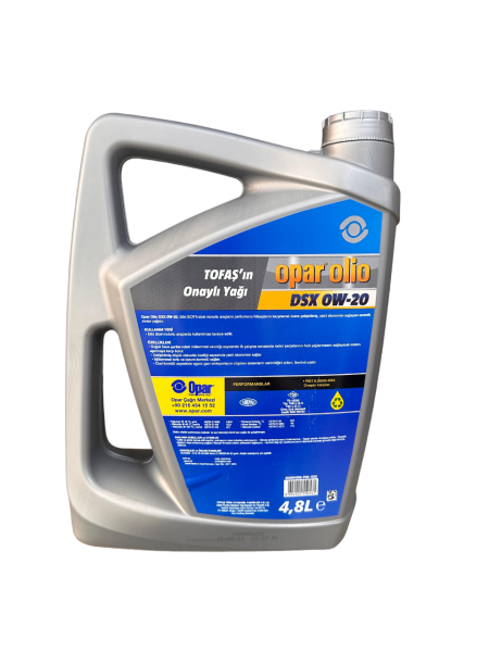 OPAR OLİO 0W20 DSX 4,8 LT