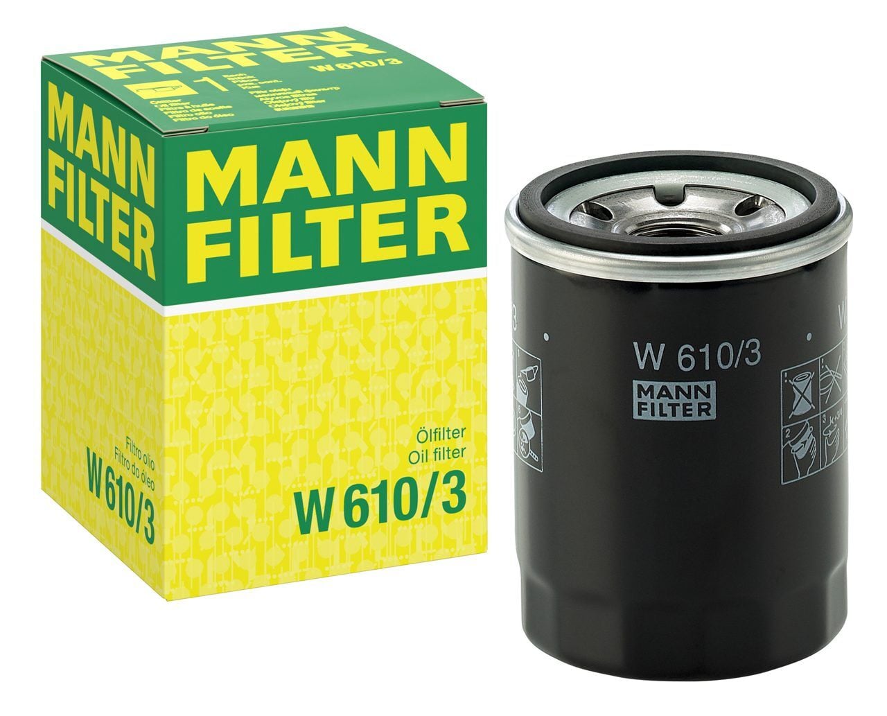 YAĞ FİLTRESİ EGEA 1.4 46347171 - MANN W610/3